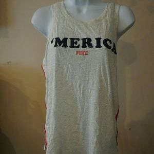 VS Pink & Indie Brand - graphic tank - XS/S